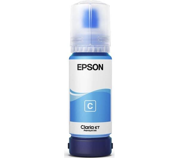 Epson EcoTank 114 Cyan Ink Bottle 70ml - Image 1