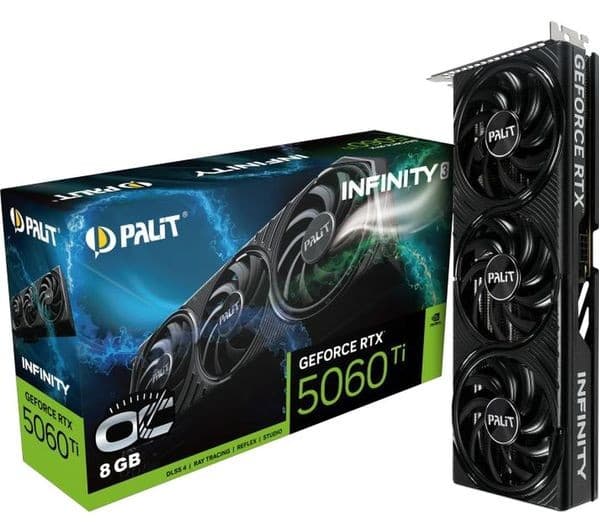 Palit GeForce RTX 5060 Ti Infinity 3 OC 8GB GDDR7 Graphics Card