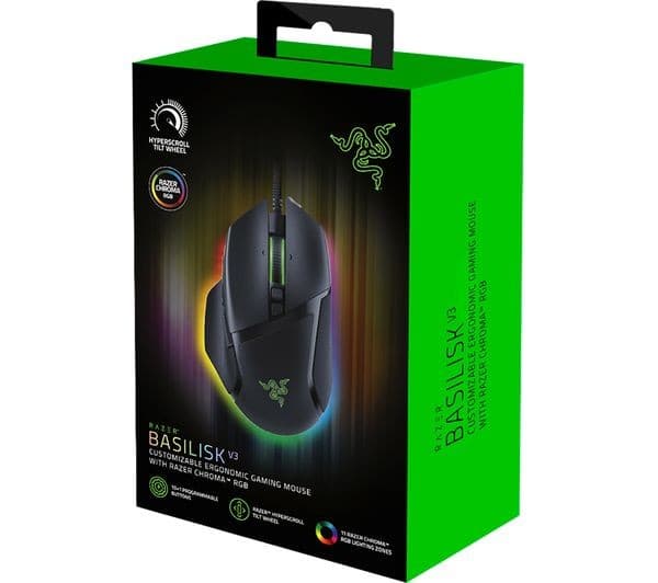 Razer Basilisk V3 Wired Gaming Mouse Black - Image 7