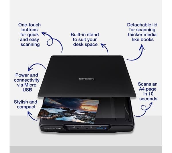 EPSON Perfection V39II A4 Flatbed Scanner - Image 2