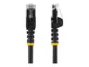 StarTech N6PATC2MBK CAT6 Patch Cable 2m Black - Snagless RJ45 UTP, 10 Gigabit, 100W PoE thumbnail 1