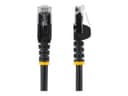 StarTech N6PATC2MBK CAT6 Patch Cable 2m Black - Snagless RJ45 UTP, 10 Gigabit, 100W PoE thumbnail 2