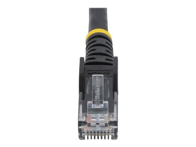 StarTech N6PATC2MBK CAT6 Patch Cable 2m Black - Snagless RJ45 UTP, 10 Gigabit, 100W PoE - Image 4