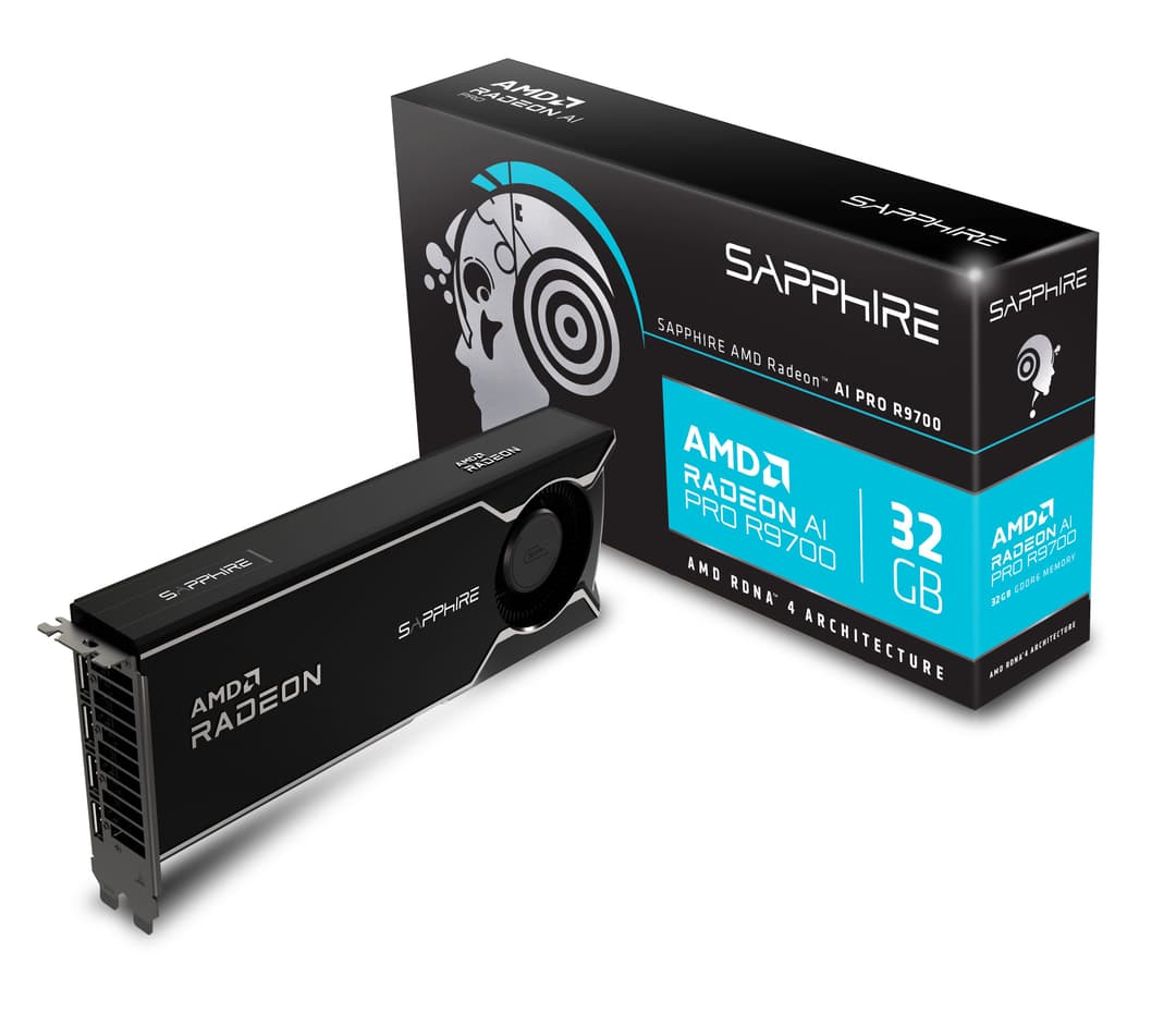 Sapphire AMD Radeon AI PRO R9700 32 GB GDDR6 Graphics Card - Image 3