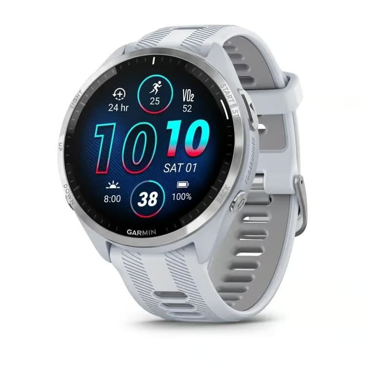 Garmin Forerunner 965 GPS 47mm Smartwatch - Whitestone - Image 1
