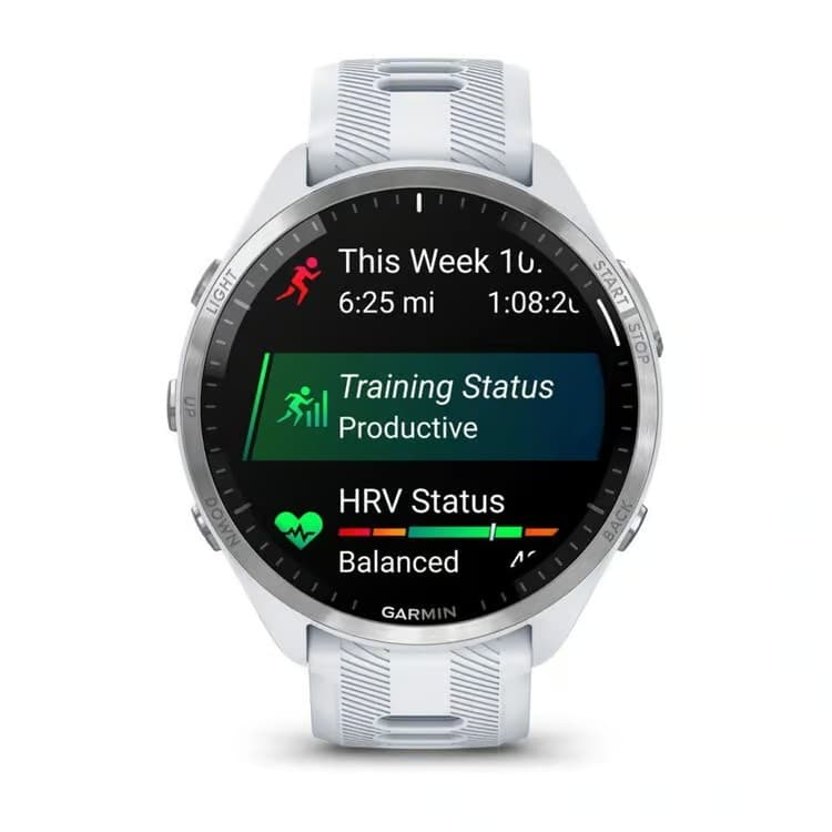 Garmin Forerunner 965 GPS 47mm Smartwatch - Whitestone - Image 2