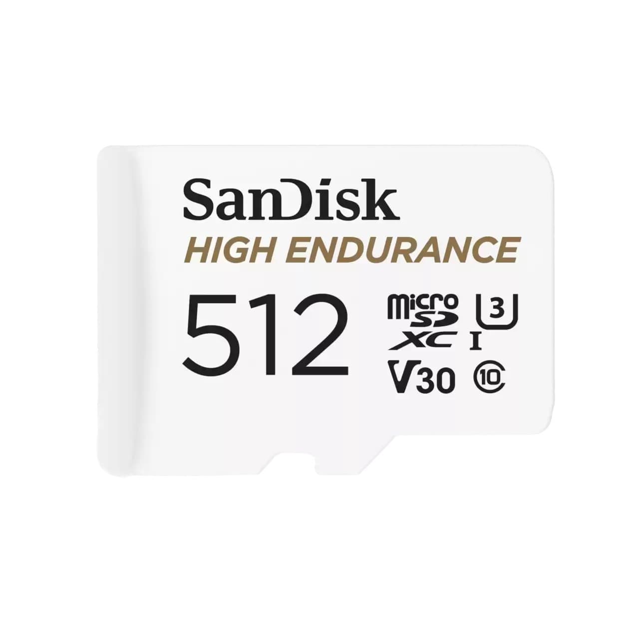 SanDisk High Endurance 512 GB MicroSDXC Class 10 Memory Card with SD Adapter - SDSQQNR-512G-GN6IA