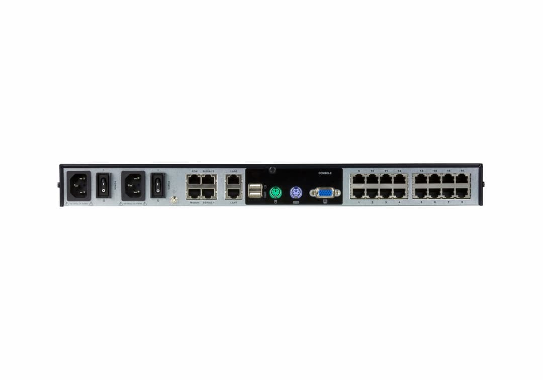 ATEN 16-Port 2-Bus CAT5e/6 KVM Over IP Switch, LUC (Laptop USB Console), with Audio & Virtual Media Support - Image 2