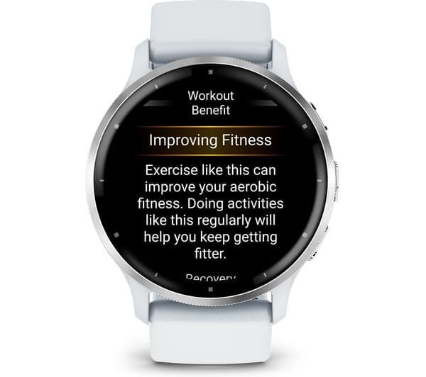 Garmin Venu 3 GPS Smartwatch 45mm Silver & Whitestone - Image 3