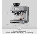 SAGE the Barista Touch SES880 Bean to Cup Coffee Machine - Stainless Steel & Chrome thumbnail 10