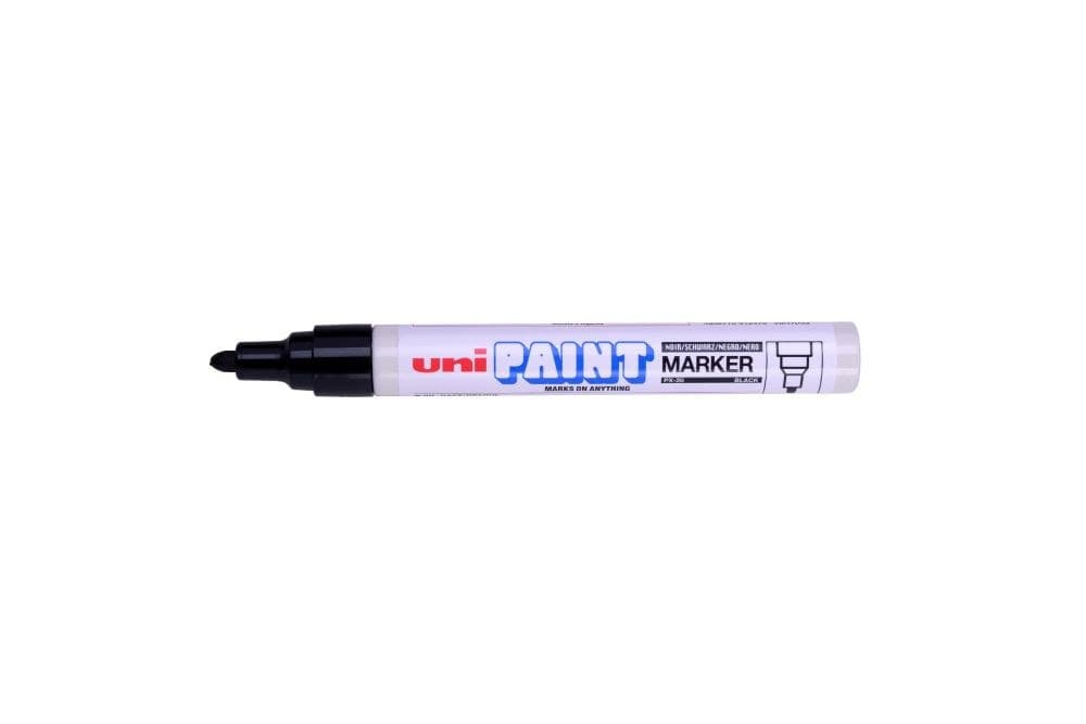 uni-ball PX-20 12 Pack Black Paint Marker Medium Nib 2-3 mm