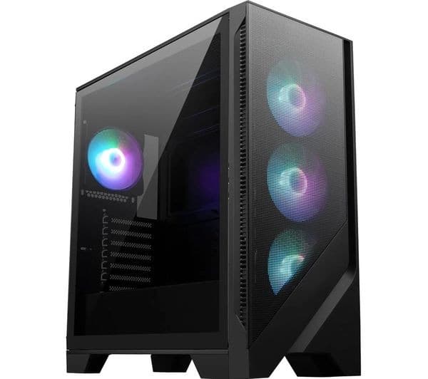 MSI MAG Forge 320R Airflow ATX Mid-Tower PC Case - Black