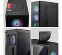 MSI MAG Forge 320R Airflow ATX Mid-Tower PC Case - Black thumbnail 7