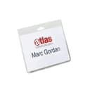 DURABLE 8135/19 name badge with insert cards - for 60 x 90 mm - transparent (pack of 20) thumbnail 1