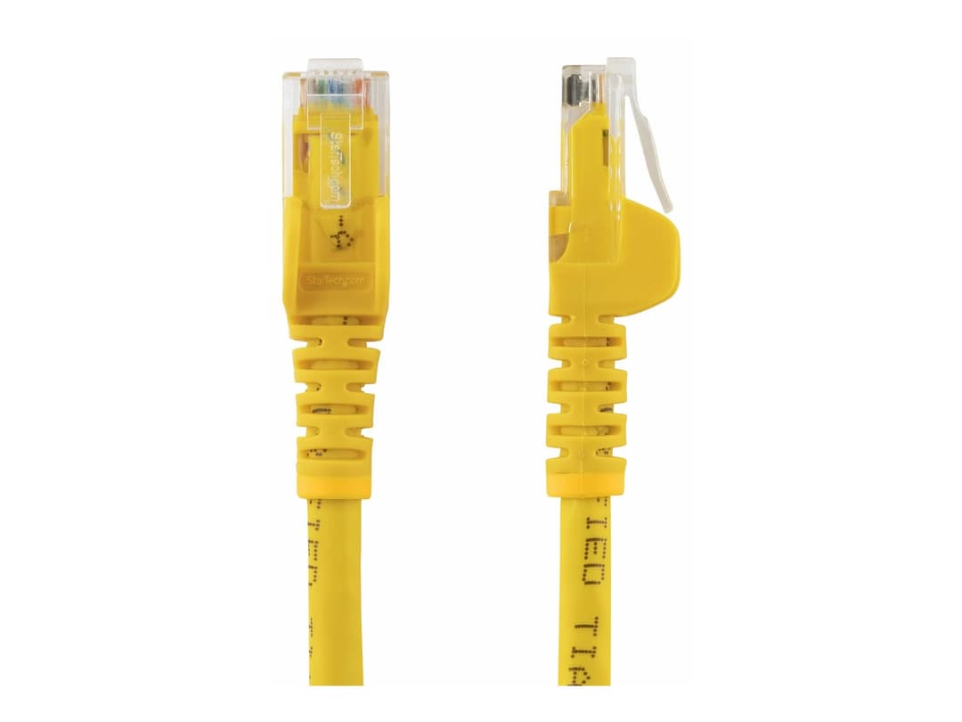 StarTech N6PATC2MYL Patch Cable CAT 6 2m Yellow - Image 1