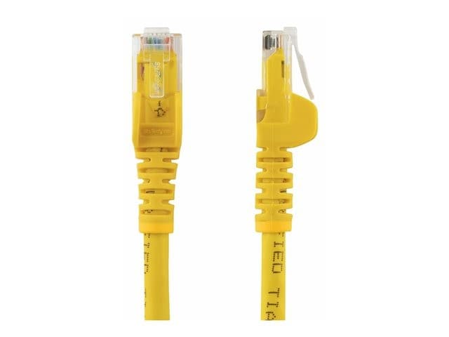 StarTech N6PATC2MYL Patch Cable CAT 6 2m Yellow - Image 2