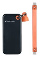 Verbatim Pocket SSD USB 3.2 Gen 2 256GB Black/Orange thumbnail 1
