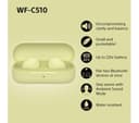 SONY WF-C510 Wireless Bluetooth Earbuds - Yellow thumbnail 3