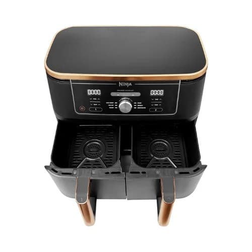 Ninja Foodi MAX Dual Zone AF400UK 9.5L 2-Drawer Air Fryer 2470W - Copper/Black - Image 2