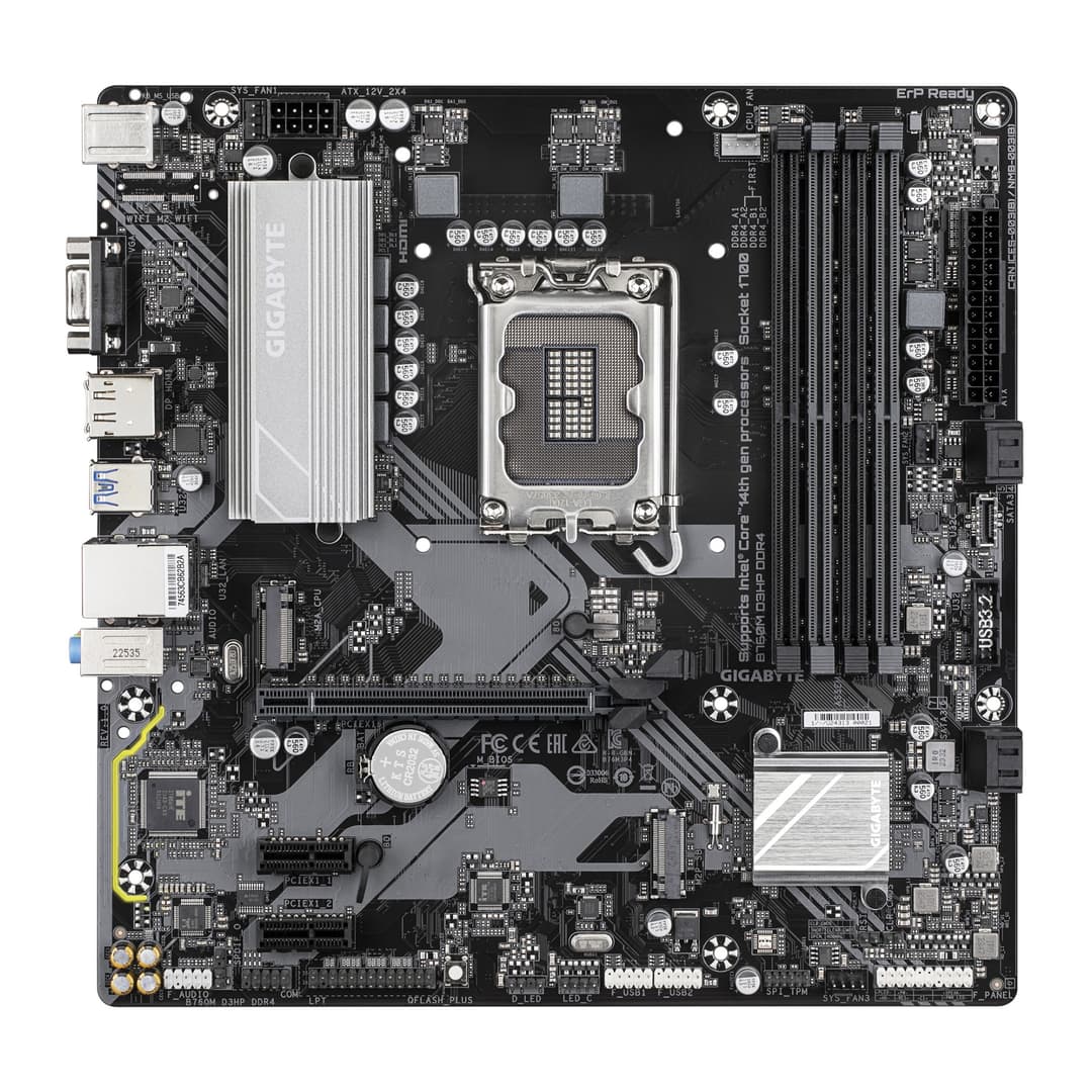 GIGABYTE B760M D3HP DDR4 Intel B760 Express Micro-ATX LGA 1700 Motherboard - Image 2
