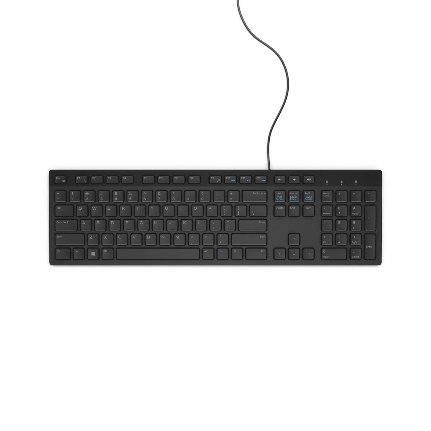 Dell KB216 Wired Keyboard USB QWERTY US Black
