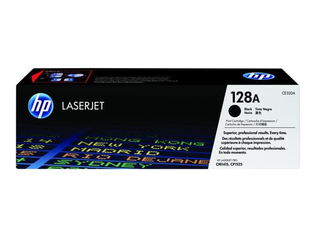HP 128A Original LaserJet Toner Cartridge (CE320A) - Black - Image 4