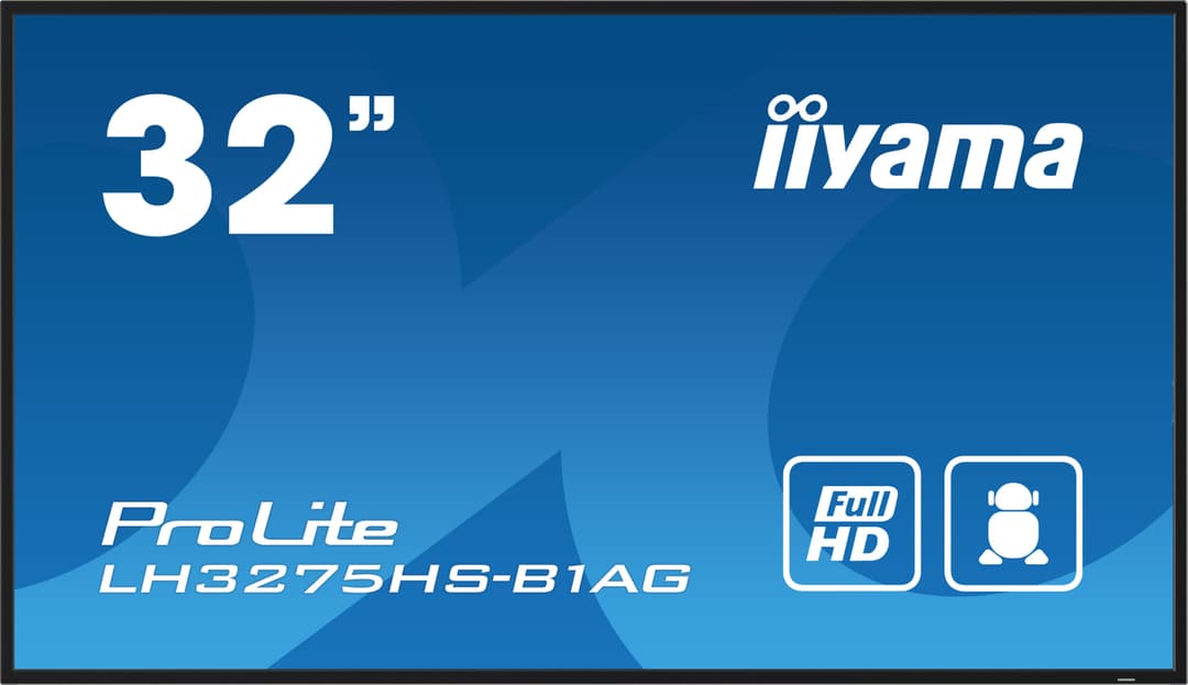 iiyama LH3275HS-B1AG Signage Display Digital signage flat panel 80 cm (31.5") LCD Wi-Fi 500 cd/m² Full HD Black Built-in processor Android 11 24/7 - Image 2