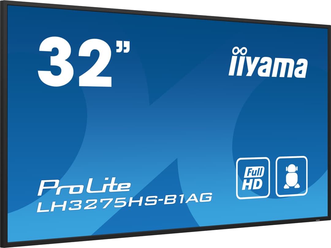 iiyama LH3275HS-B1AG Signage Display Digital signage flat panel 80 cm (31.5") LCD Wi-Fi 500 cd/m² Full HD Black Built-in processor Android 11 24/7 - Image 4