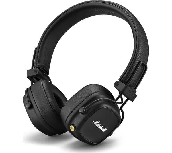 Marshall Major IV Wireless Bluetooth On-Ear Headphones - Black - Image 1