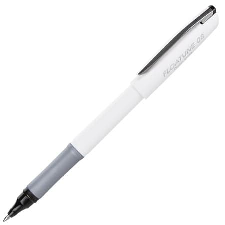 Pentel Floatune BY108 Rollerball 0.8mm Tip 0.4mm Medium Line Black Ink 1 Dozen - Image 1