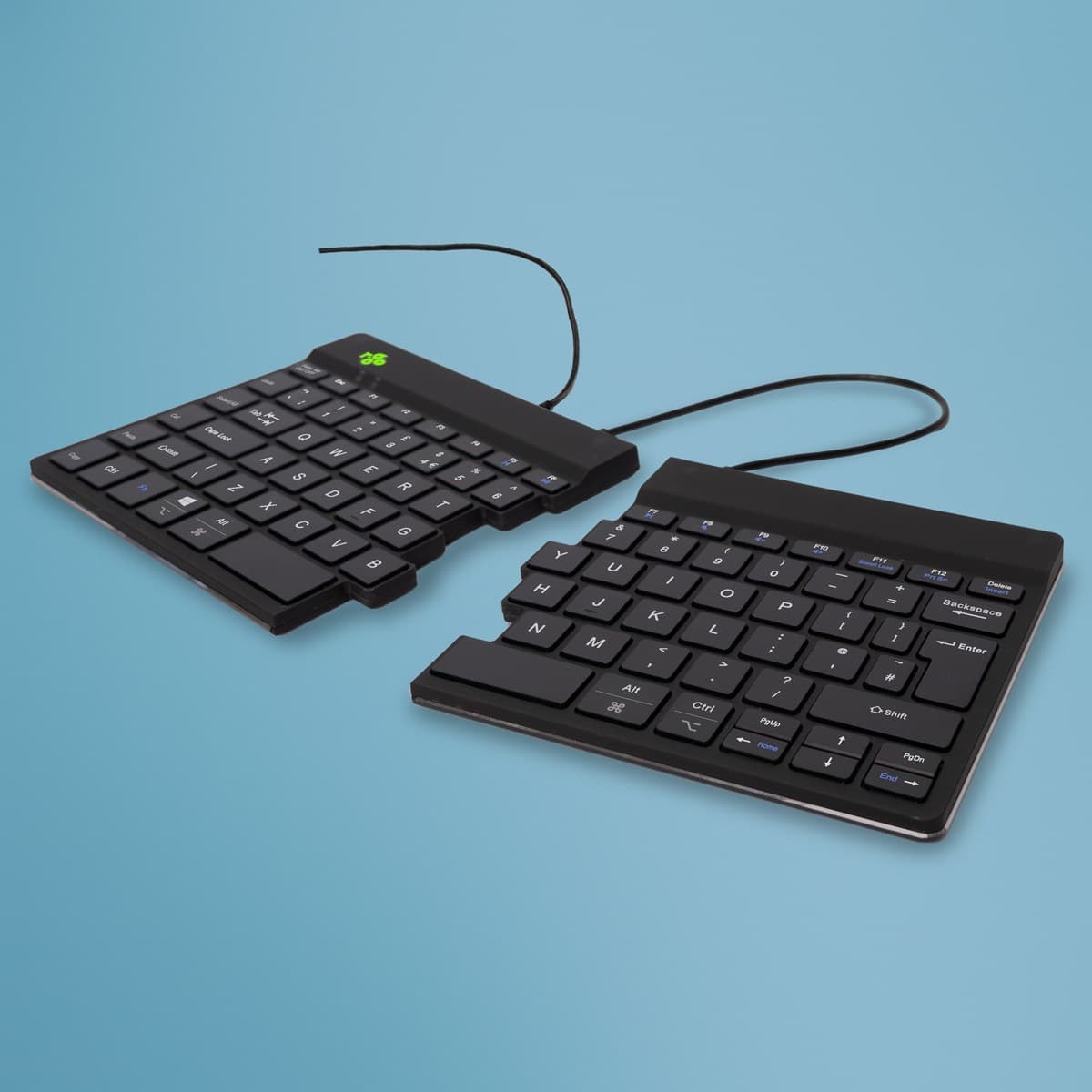 R-Go Tools R-Go Split Break Ergonomic Split Keyboard, QWERTY UK, Wired, Black
