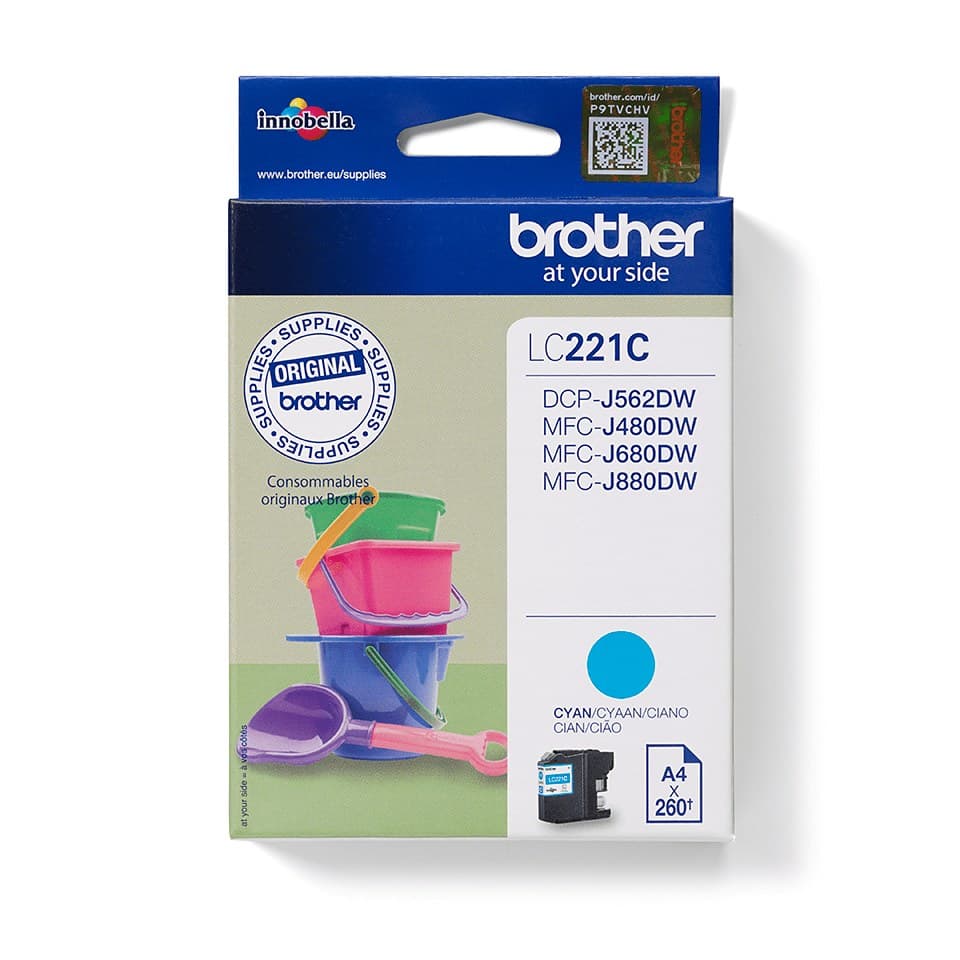 Brother LC221C ink cartridge 1 pc(s) Original Cyan - Image 1