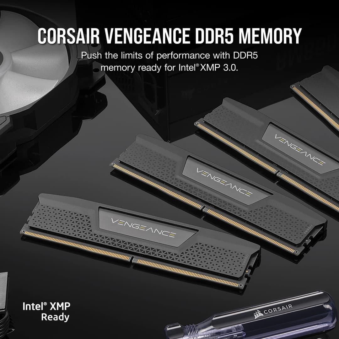 Corsair Vengeance 48 GB (2 x 24 GB) DDR5 7000 MHz CL36 Memory Kit - Black (CMK48GX5M2B7000C36) - Image 4
