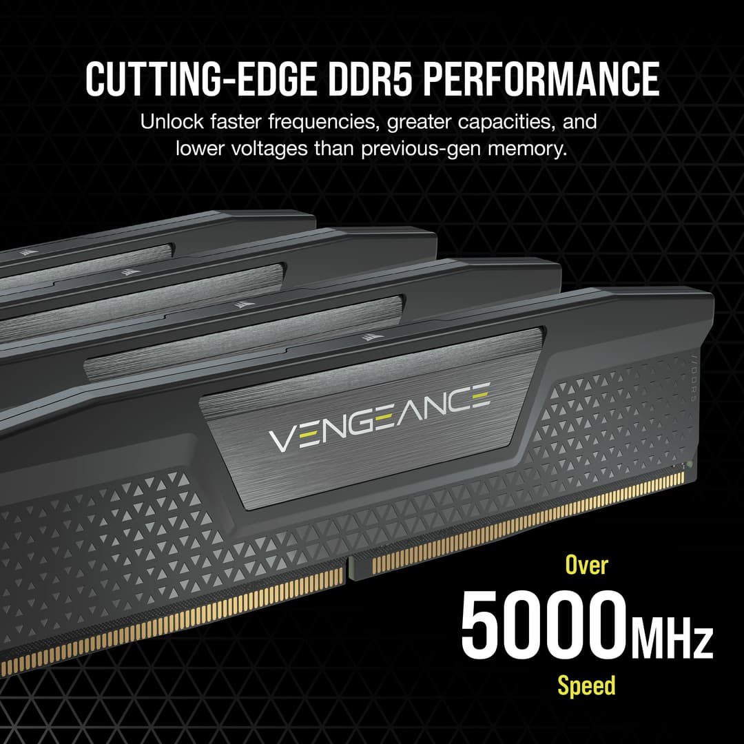 Corsair Vengeance 48 GB (2 x 24 GB) DDR5 7000 MHz CL36 Memory Kit - Black (CMK48GX5M2B7000C36) - Image 5