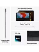 Apple2025 Apple iPad Pro 11", M5 Processor, iPadOS, Wi-Fi & Cellular, 512GB, Silver thumbnail 8