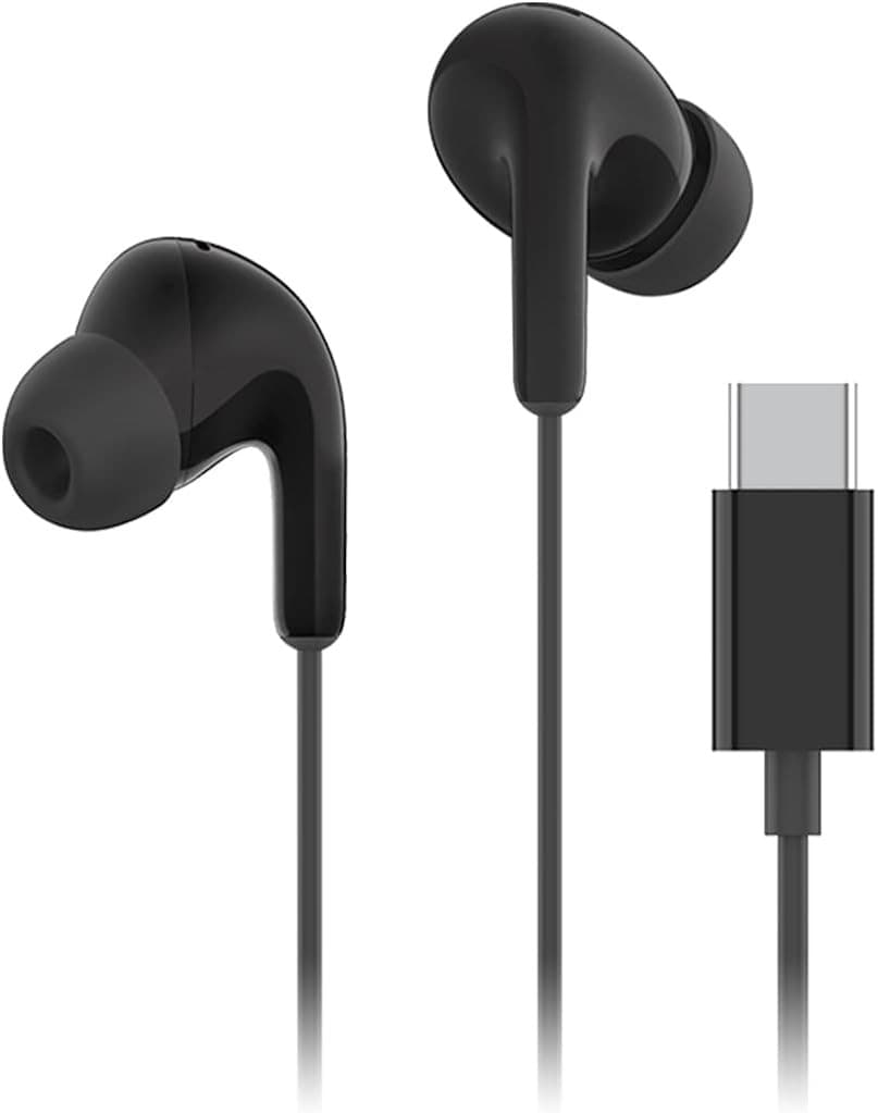 Xiaomi Type-C Wired In-Ear Earphones 12.4mm Driver HD Microphone Three Button Control IP54 - Black - Image 1