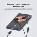 Xiaomi Type-C Wired In-Ear Earphones 12.4mm Driver HD Microphone Three Button Control IP54 - Black thumbnail 2