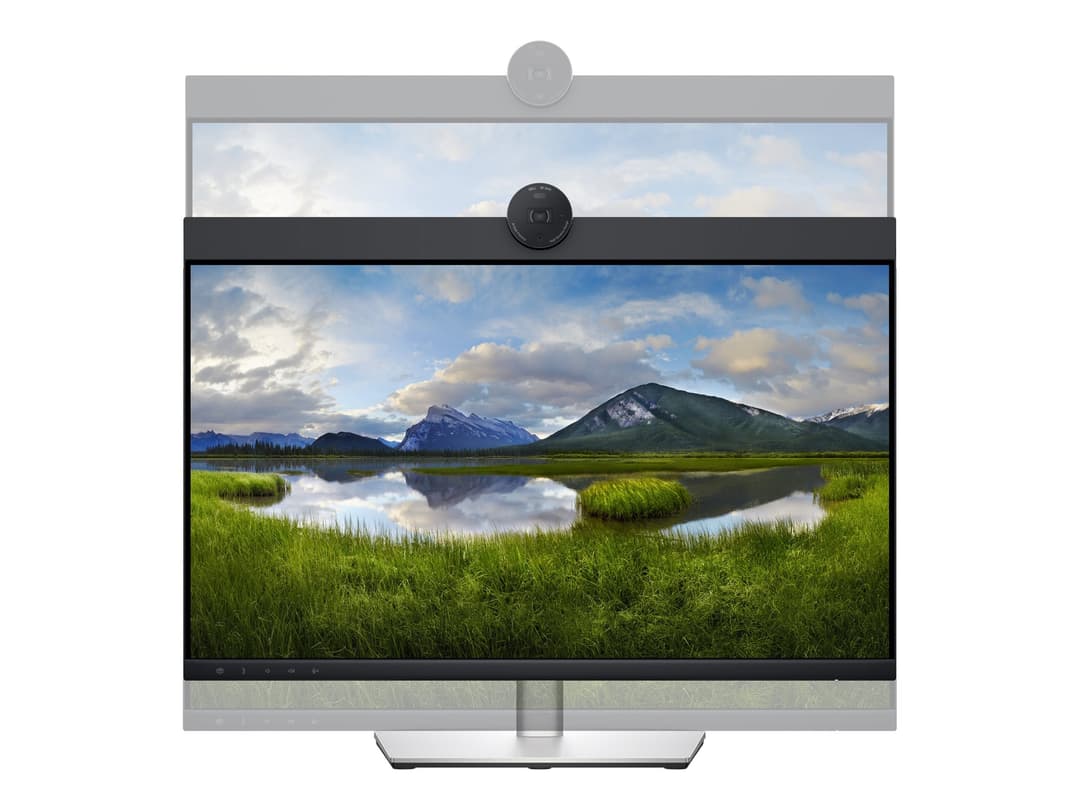Dell P2424HEB 24" Full HD IPS Video Conferencing Monitor with 2K QHD Pop-up Webcam, Dual 5W Speakers, USB-C 90W Hub & RJ45 Ethernet - Image 1