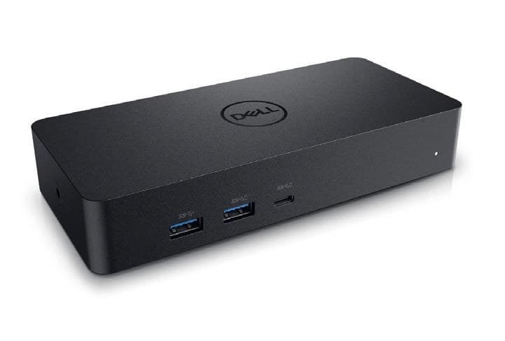 Dell Universal Dock D6000S - USB-C / USB-A Docking Station, Gigabit Ethernet, 4K, with 130W Power Supply - Black - Image 1