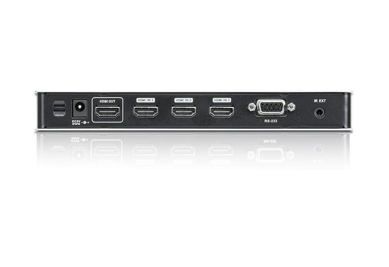 ATEN VS481B 4-Port 4K HDMI Audio/Video Switch with IR Remote Control - Image 2