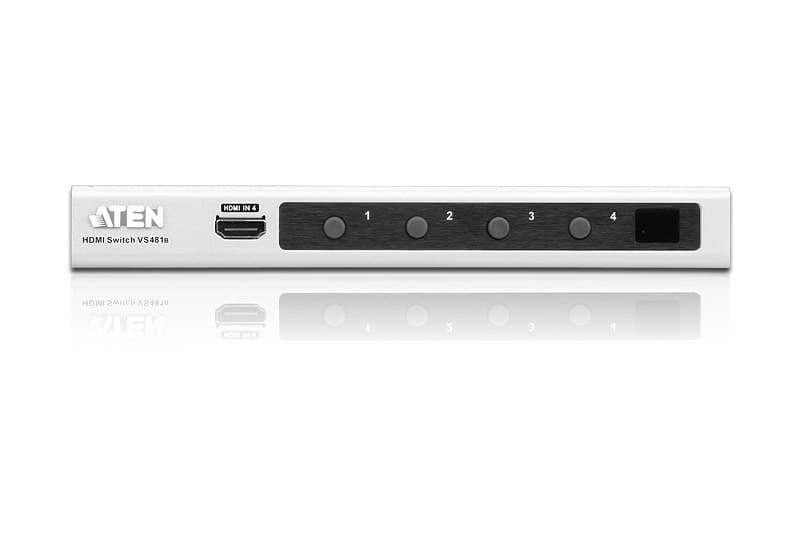 ATEN VS481B 4-Port 4K HDMI Audio/Video Switch with IR Remote Control - Image 3