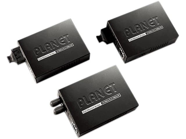 PLANET FT-802 10/100Base-TX to 100Base-FX Fiber Media Converter (MM, SC, 2km, LFPT) Black - Image 2