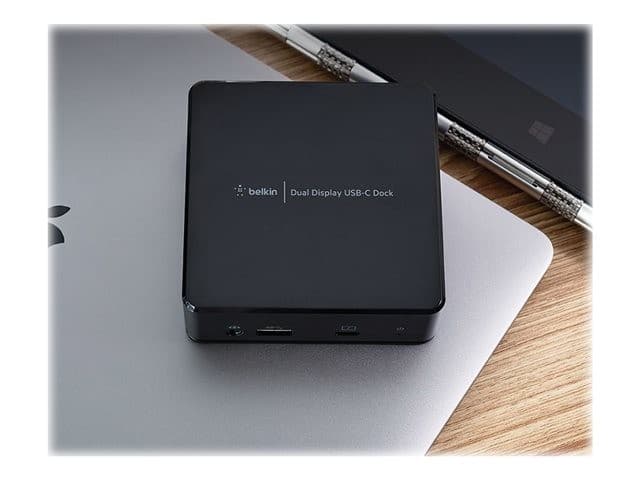Belkin INC002VFBK Universal USB-C 7-Port Dual Display Docking Station Black - Image 9