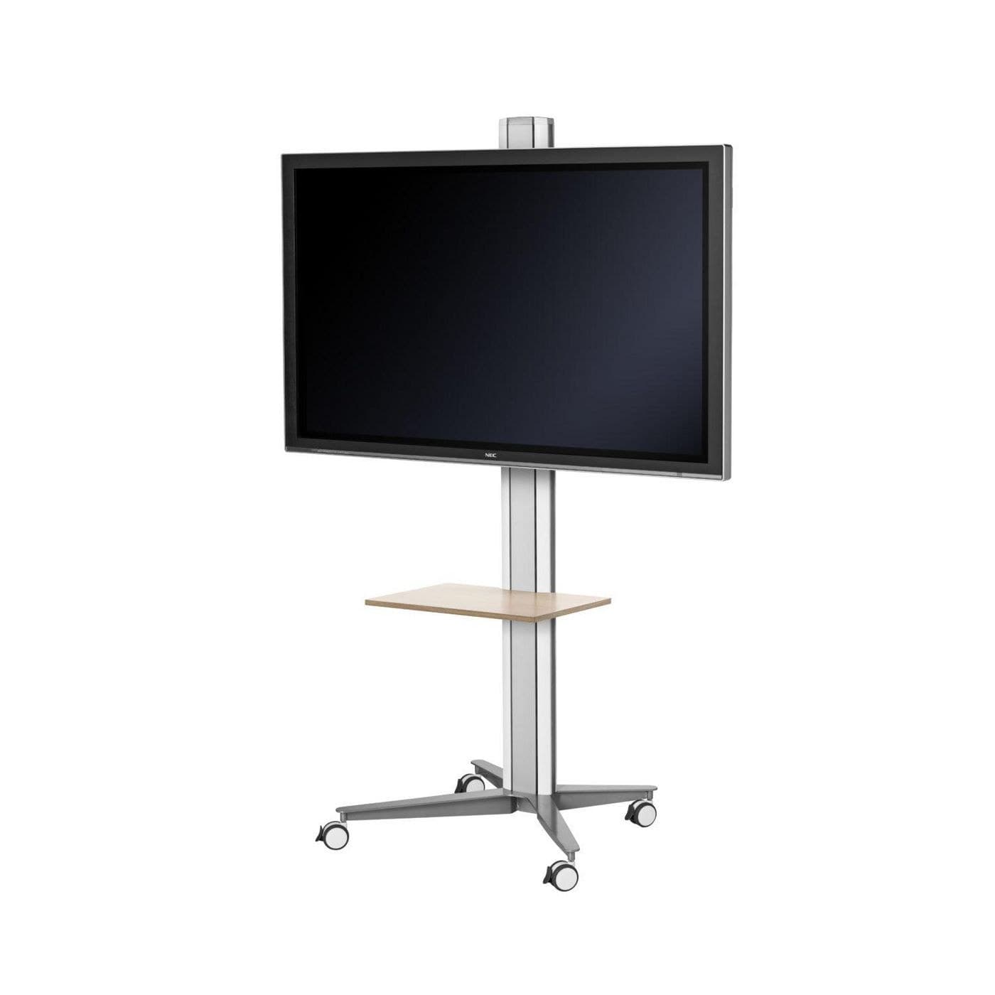 SMS Smart Media Solutions Flatscreen X FH M1455 WS TV & Display Floor Stand - Silver/White, VESA 200x200-400x800, Max 100kg
