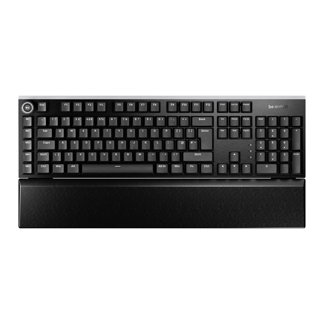 be quiet! Light Mount Silent Tactile BT004UK RGB Mechanical Gaming Keyboard Full Size UK Layout Black - Image 2