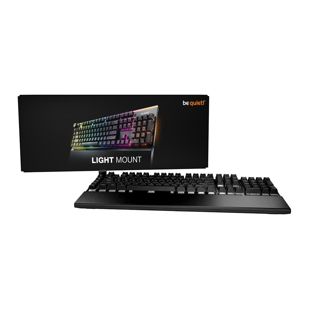 be quiet! Light Mount Silent Tactile BT004UK RGB Mechanical Gaming Keyboard Full Size UK Layout Black - Image 4
