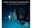 RAZER BlackShark V2 X 7.1 Gaming Headset for PlayStation - Black thumbnail 2