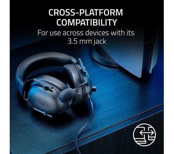 RAZER BlackShark V2 X 7.1 Gaming Headset for PlayStation - Black - Image 7