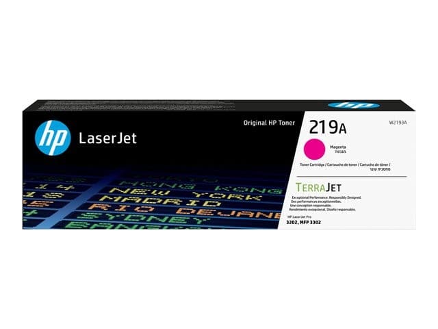 HP 219A Magenta Original LaserJet Toner Cartridge (W2193A) - 1,200 Pages - Image 4