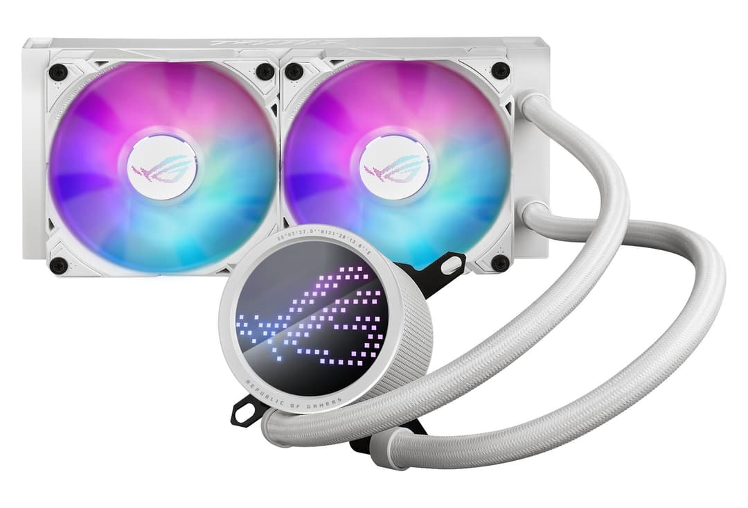 ASUS ROG Ryuo III 240 ARGB White Edition Processor Liquid Cooling kit 12 cm - 90RC00J2-M0UAY0 - Image 2